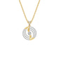 Opulent Opal Diamond Pendant 18 KT / Yellow Gold
