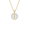 Opulent Opal Diamond Pendant 18 KT / Yellow Gold