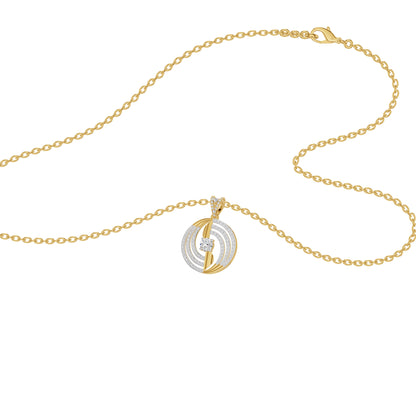 Opulent Opal Diamond Pendant 18 KT / Yellow Gold