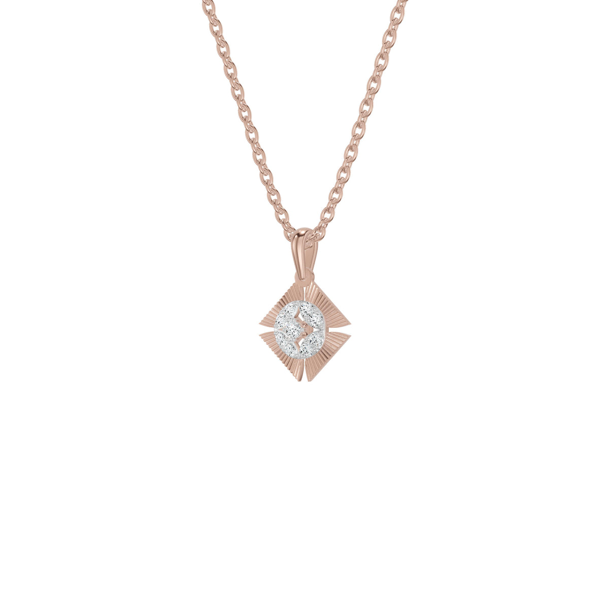 Aurelia Crest Diamond Pendant