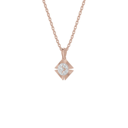 Aurelia Crest Diamond Pendant