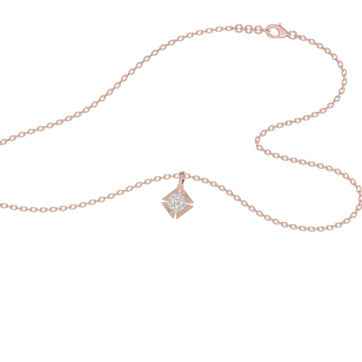 Aurelia Crest Diamond Pendant