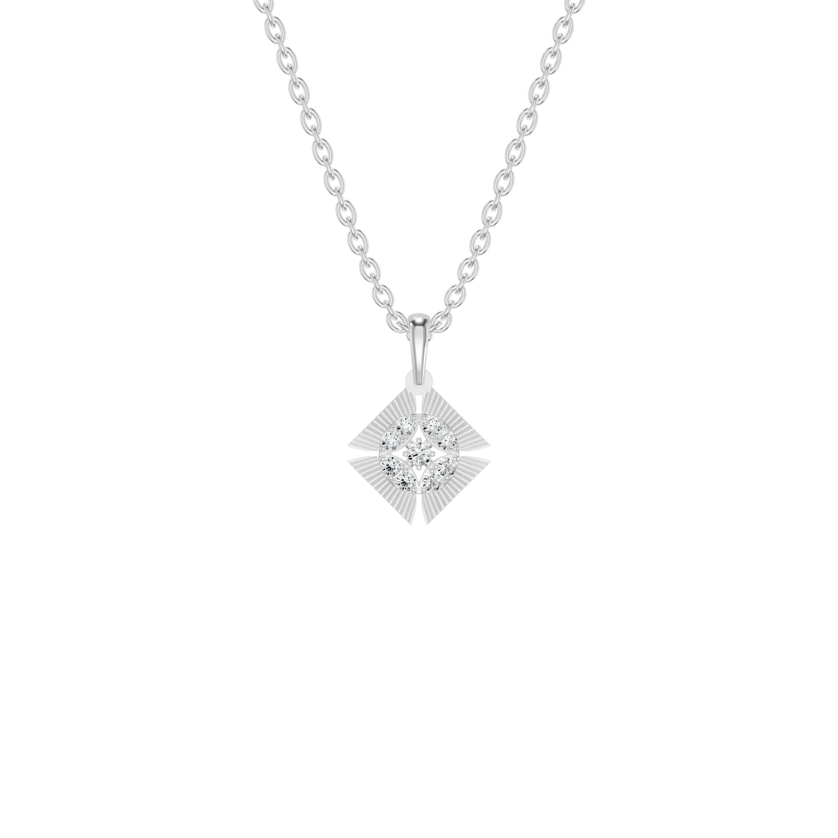 Aurelia Crest Diamond Pendant
