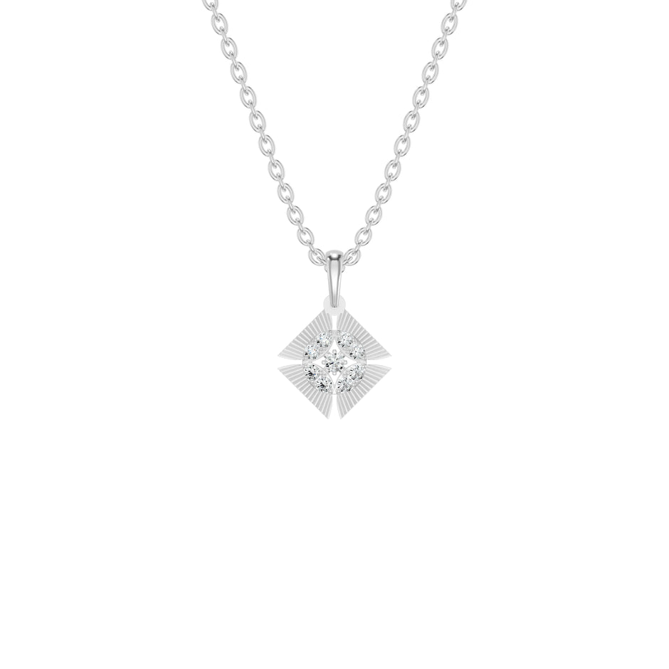 Aurelia Crest Diamond Pendant