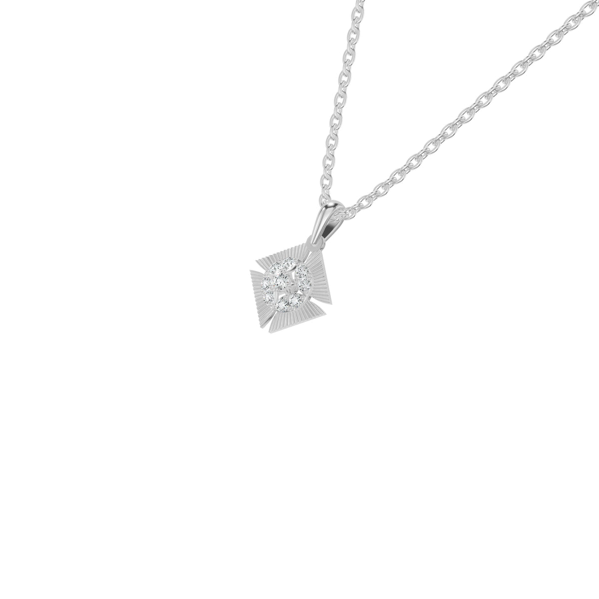 Aurelia Crest Diamond Pendant