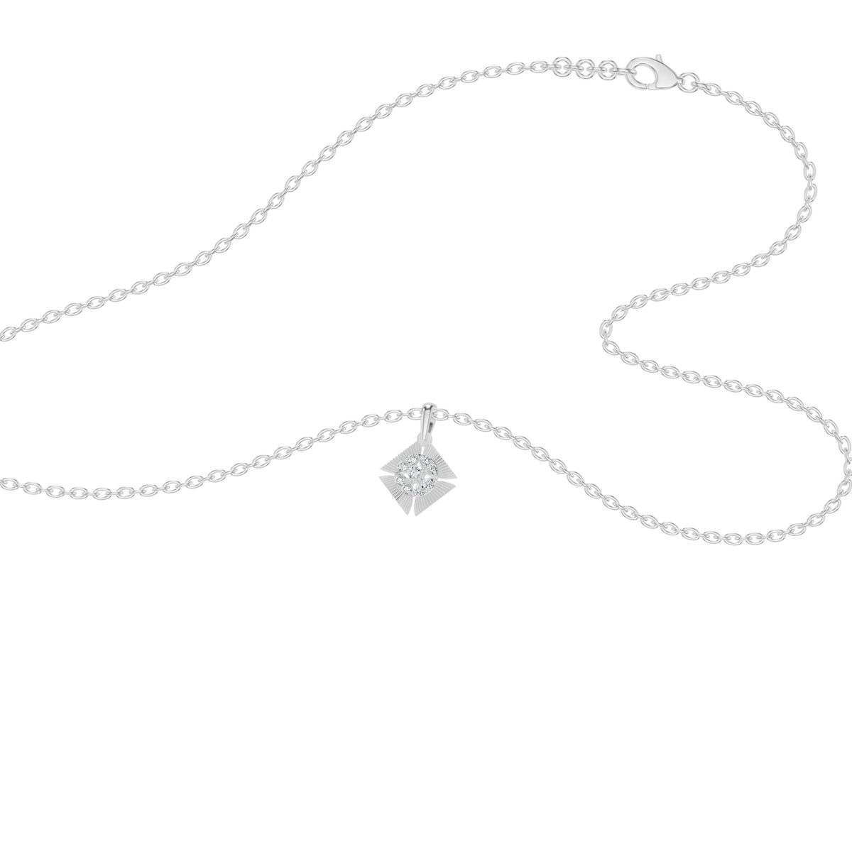Aurelia Crest Diamond Pendant