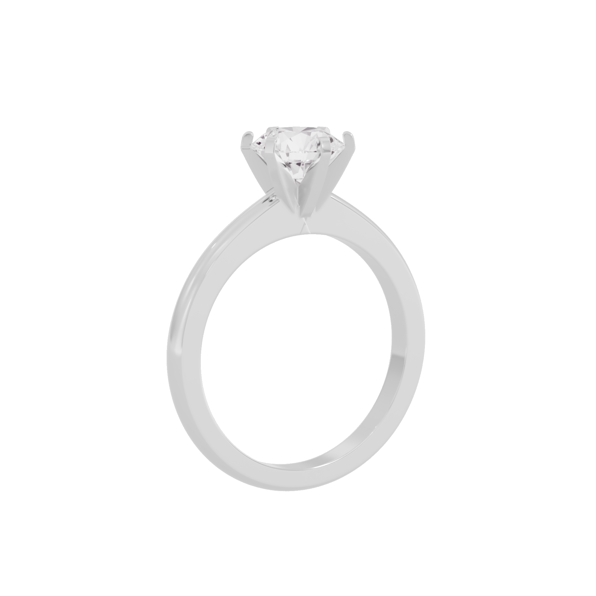 Contemporary Swirl Diamond Ring