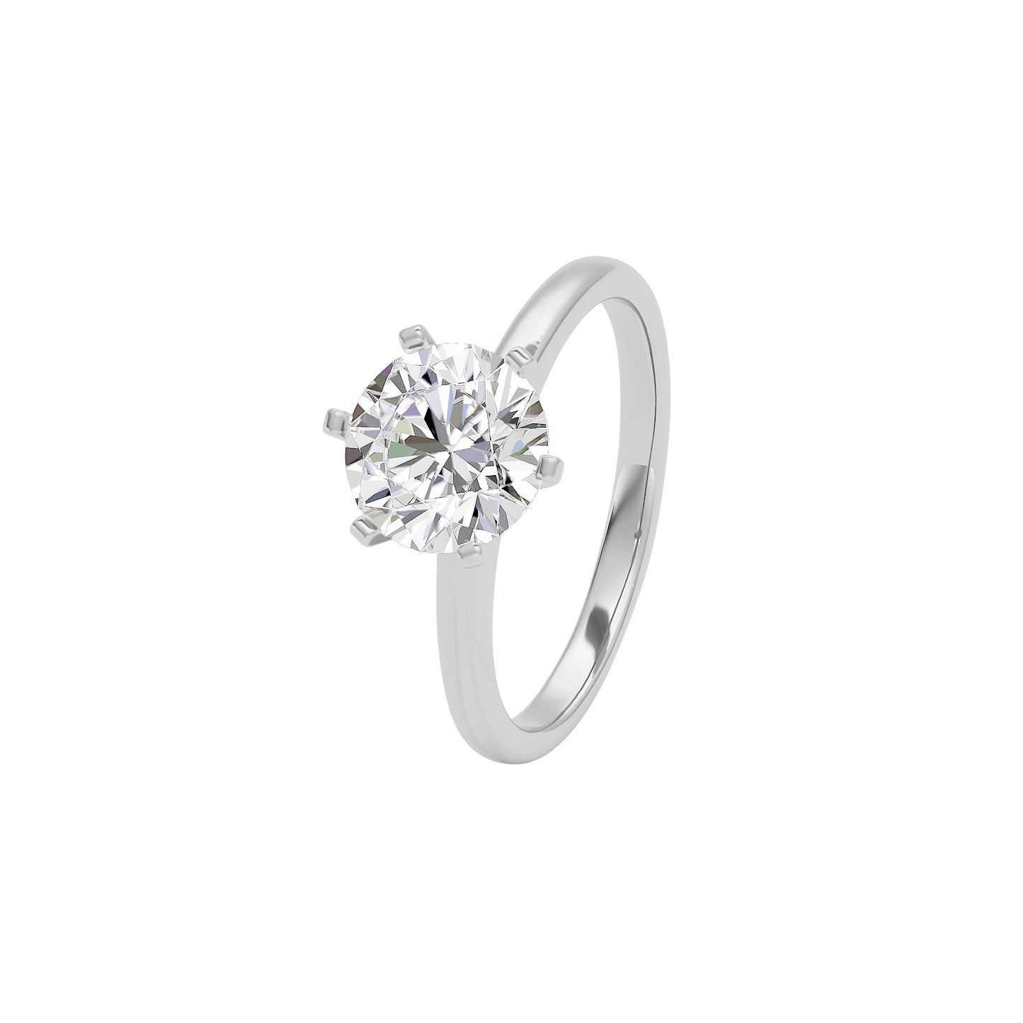 Royal Elegance Diamond Ring 18 KT / White Gold / 22