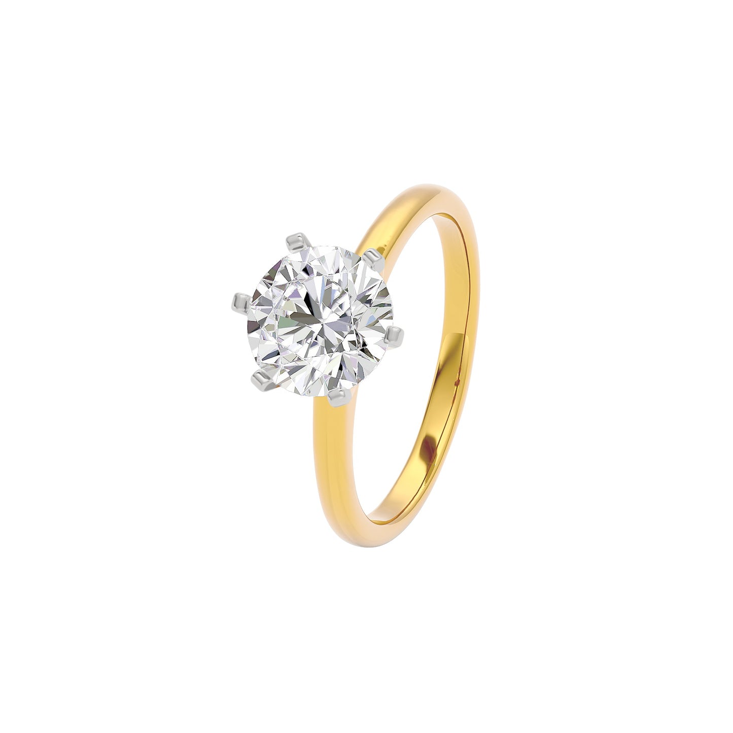 Royal Elegance Diamond Ring 18 KT / Yellow Gold / 22