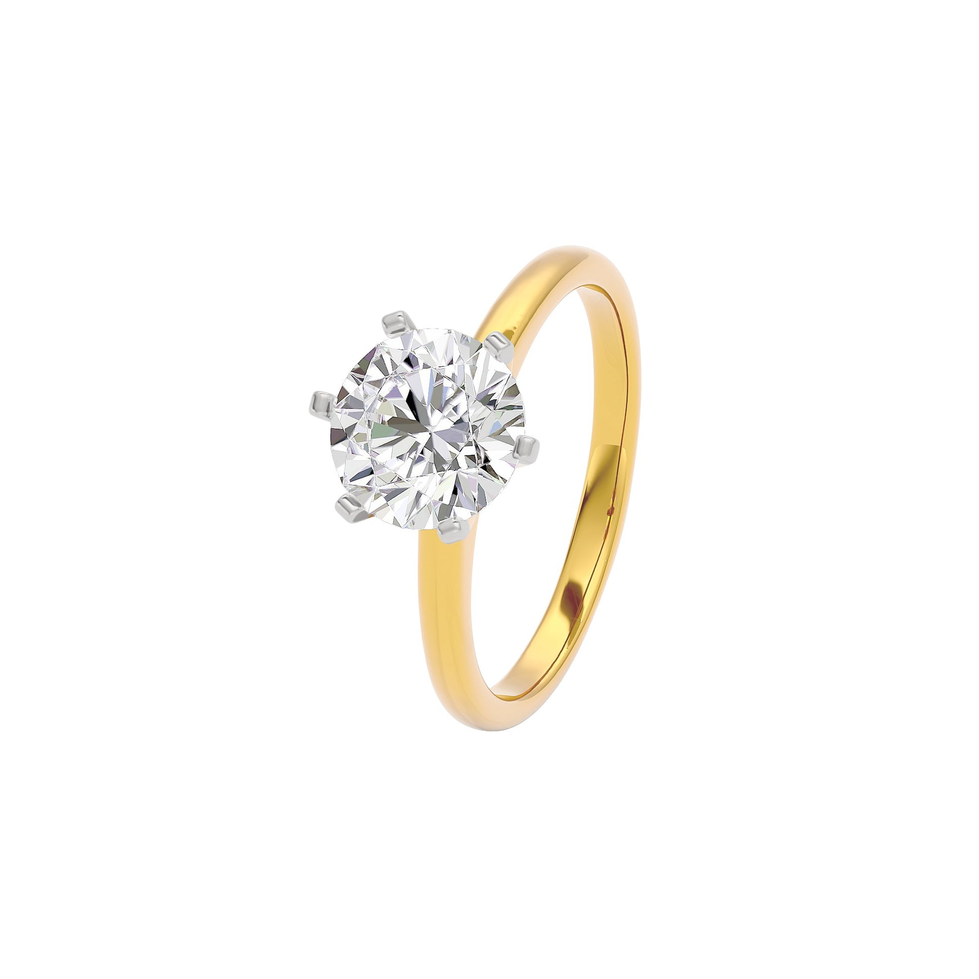 Royal Elegance Diamond Ring 18 KT / Yellow Gold / 22