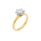Royal Elegance Diamond Ring 18 KT / Yellow Gold / 22