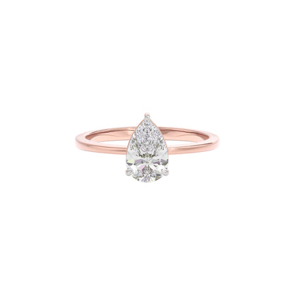 Starlight Radiance Diamond Ring 18 KT / Rose Gold / 22
