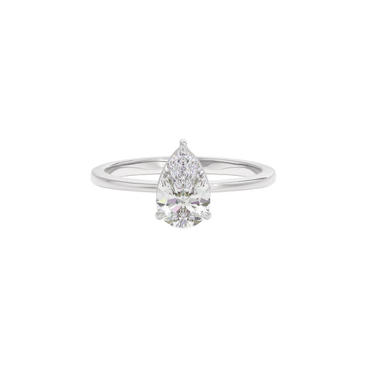 Starlight Radiance Diamond Ring 18 KT / White Gold / 22