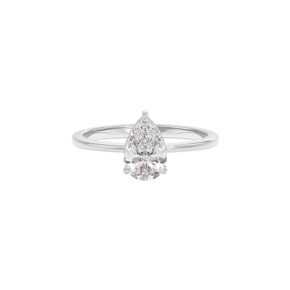 Starlight Radiance Diamond Ring 18 KT / White Gold / 22