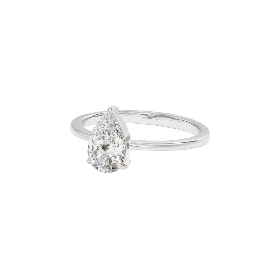 Starlight Radiance Diamond Ring 18 KT / White Gold / 22