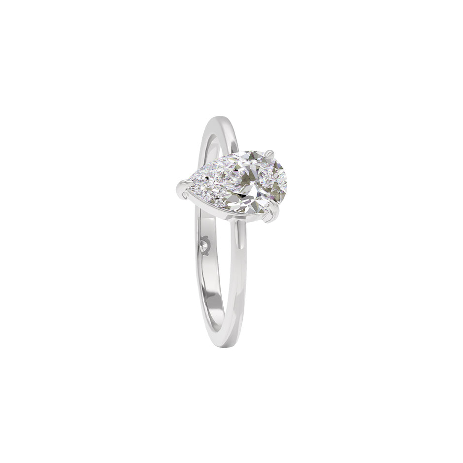 Starlight Radiance Diamond Ring 18 KT / White Gold / 22