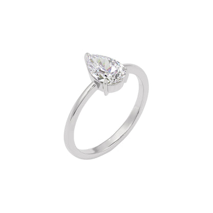 Starlight Radiance Diamond Ring 18 KT / White Gold / 22