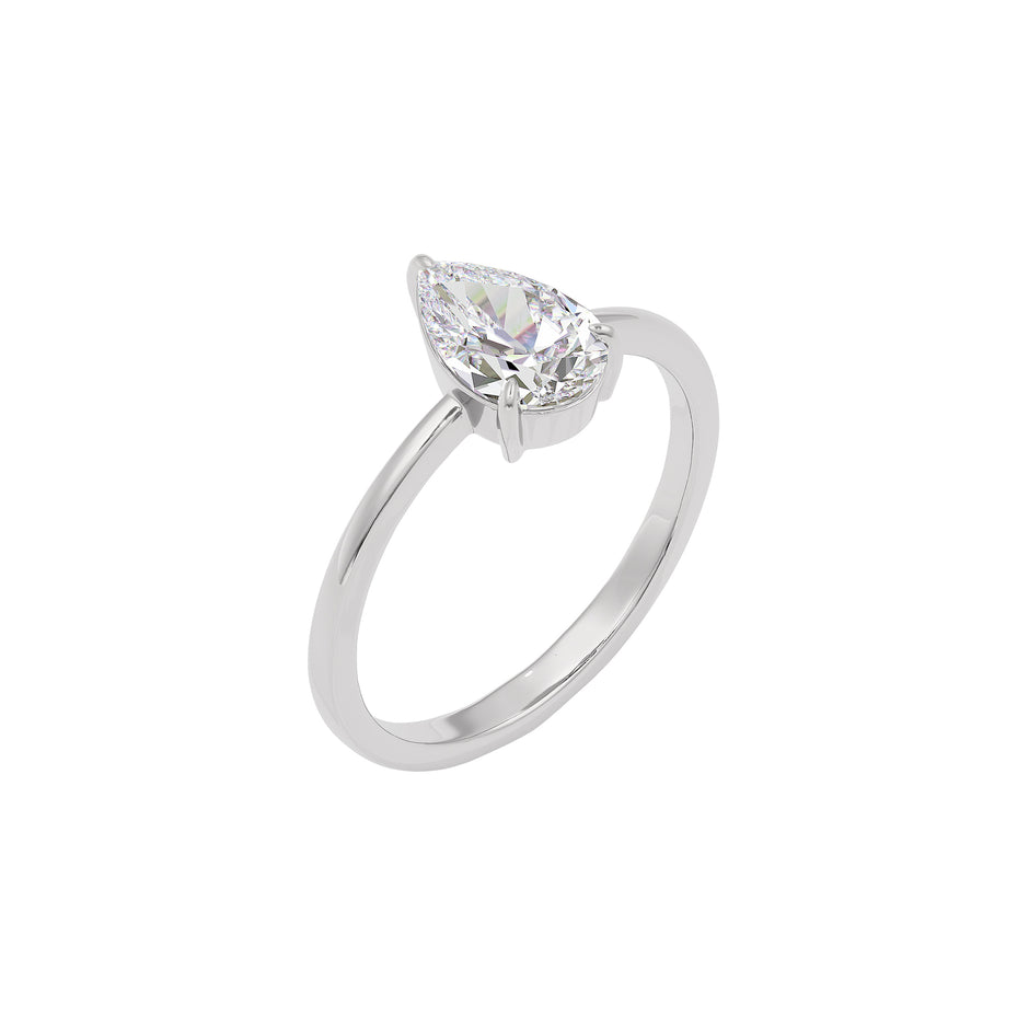 Starlight Radiance Diamond Ring 18 KT / White Gold / 22