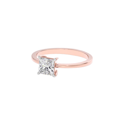 Enchanted Halo Diamond Ring 18 KT / Rose Gold / 22