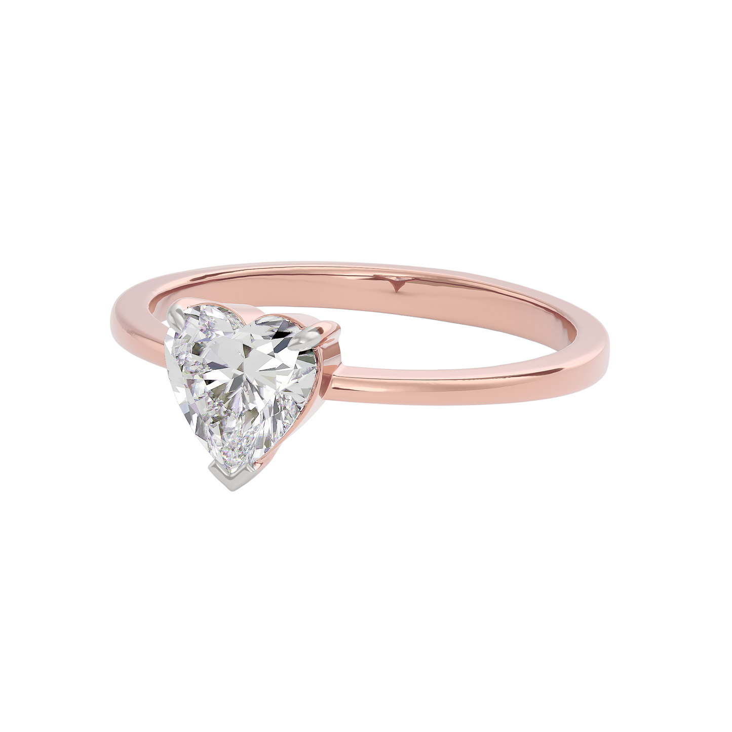 Lustrous Halo Diamond Ring