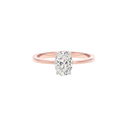 Elegant Grace Diamond Ring 18 KT / Rose Gold / 22