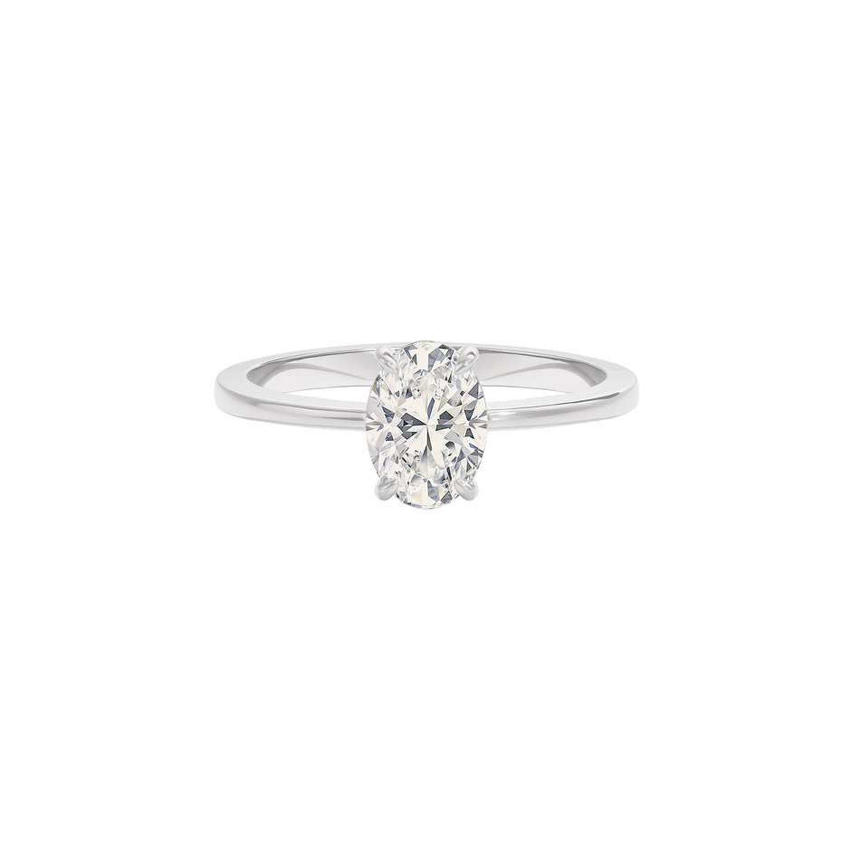 Elegant Grace Diamond Ring 18 KT / White Gold / 22