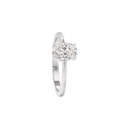 Elegant Grace Diamond Ring 18 KT / White Gold / 22
