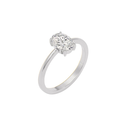 Elegant Grace Diamond Ring 18 KT / White Gold / 22