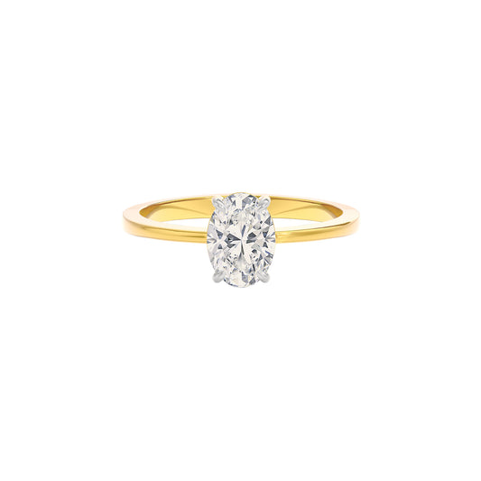 Elegant Grace Diamond Ring 18 KT / Yellow Gold / 22