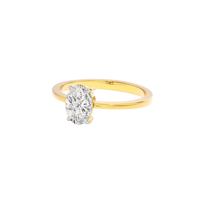 Elegant Grace Diamond Ring 18 KT / Yellow Gold / 22