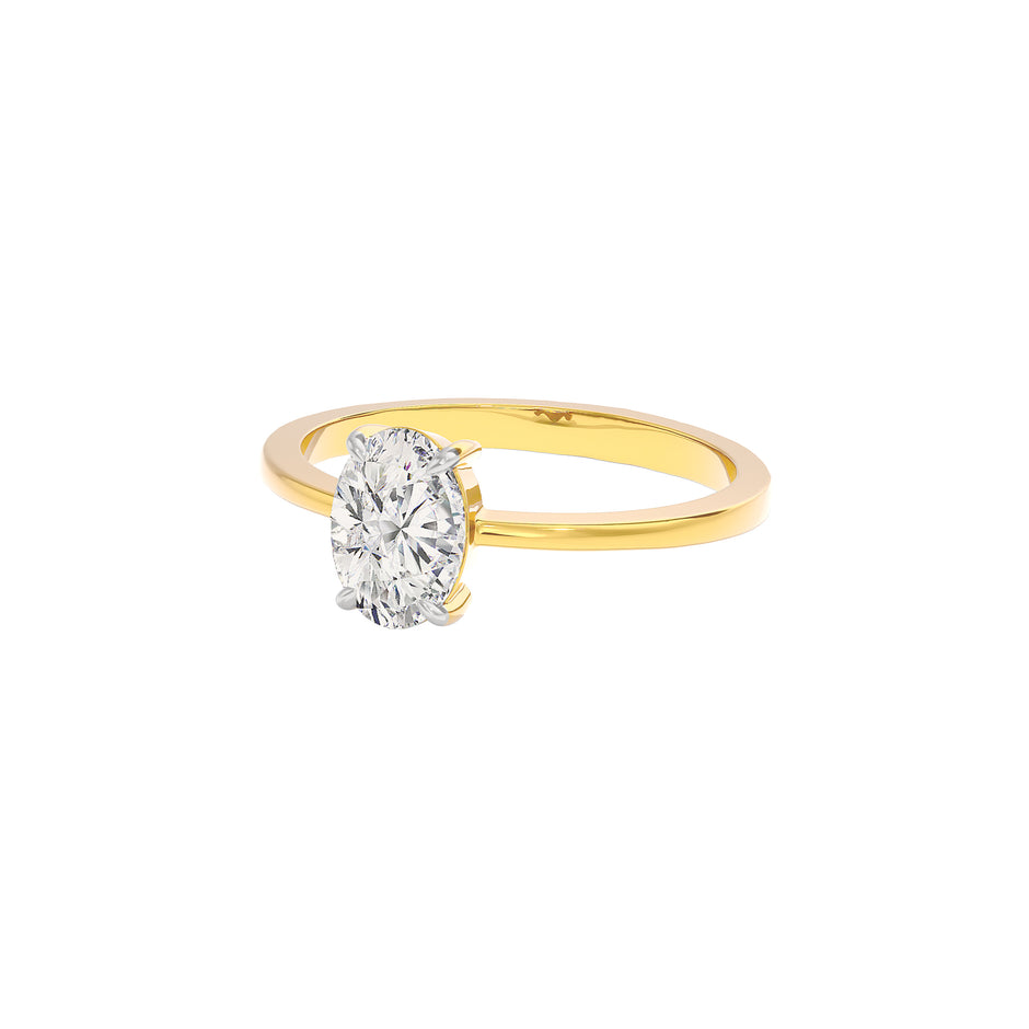 Elegant Grace Diamond Ring 18 KT / Yellow Gold / 22