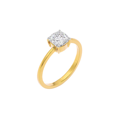 Diamond Fantasy Ring 18 KT / Yellow Gold / 22