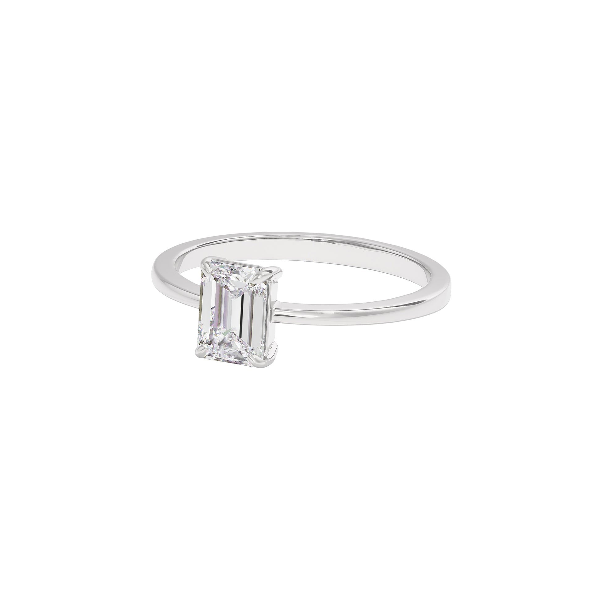Midnight Velvet Diamond Ring 18 KT / White Gold / 22