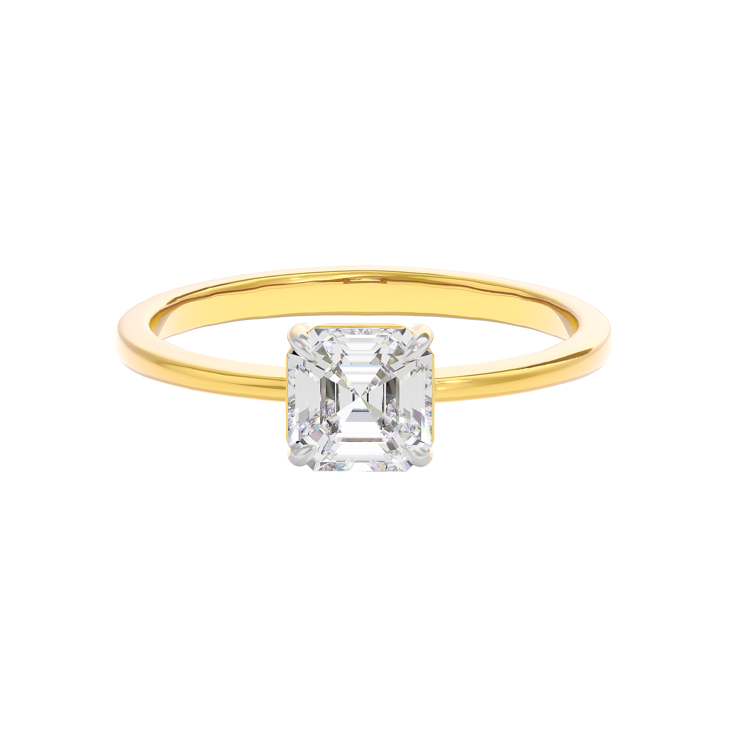 Radiant Charm Diamond Ring