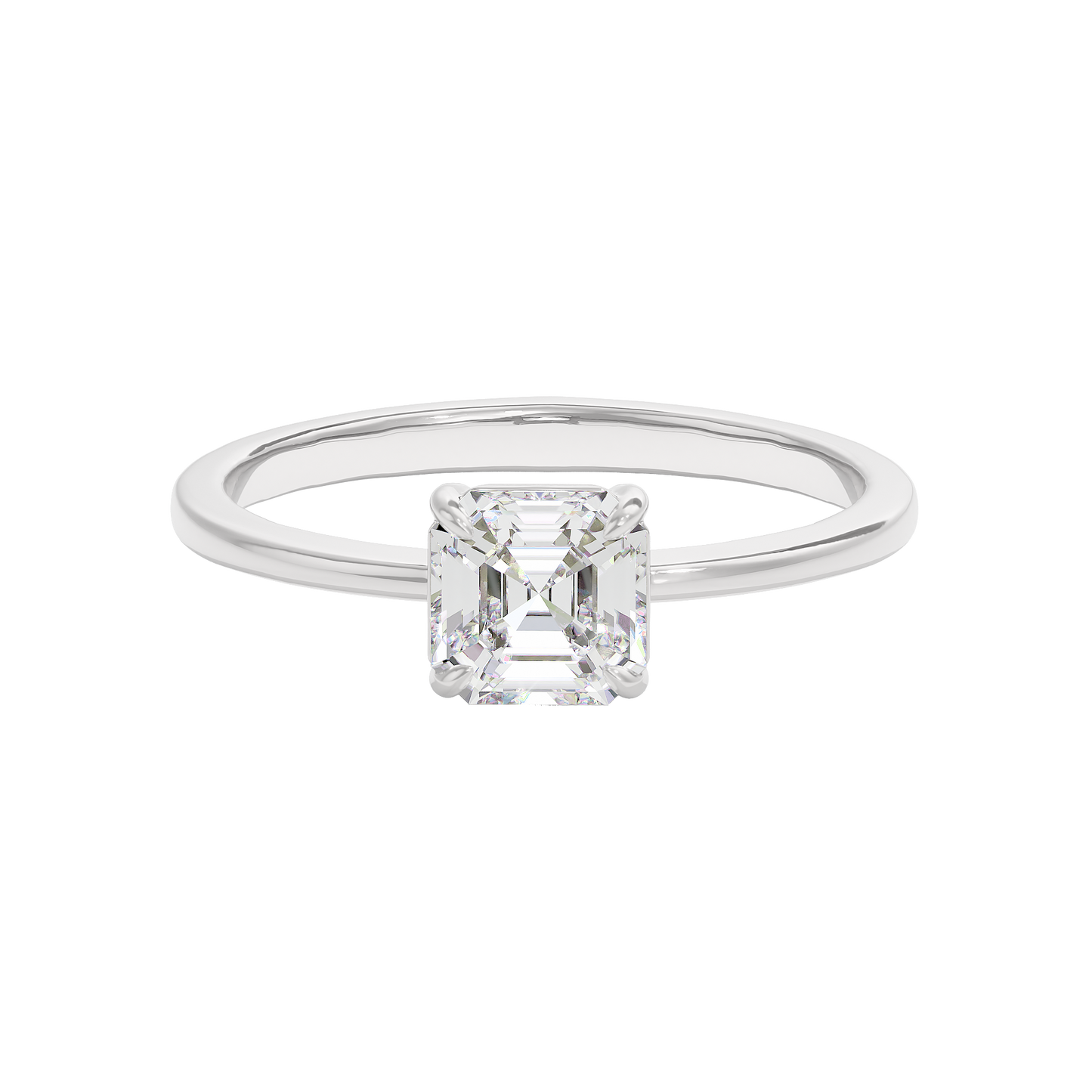 Radiant Charm Diamond Ring