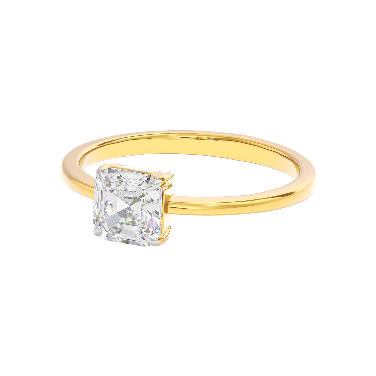 Radiant Charm Diamond Ring