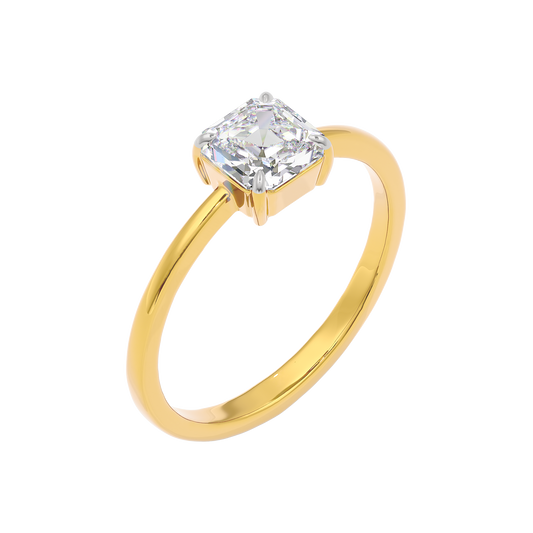 Radiant Charm Diamond Ring