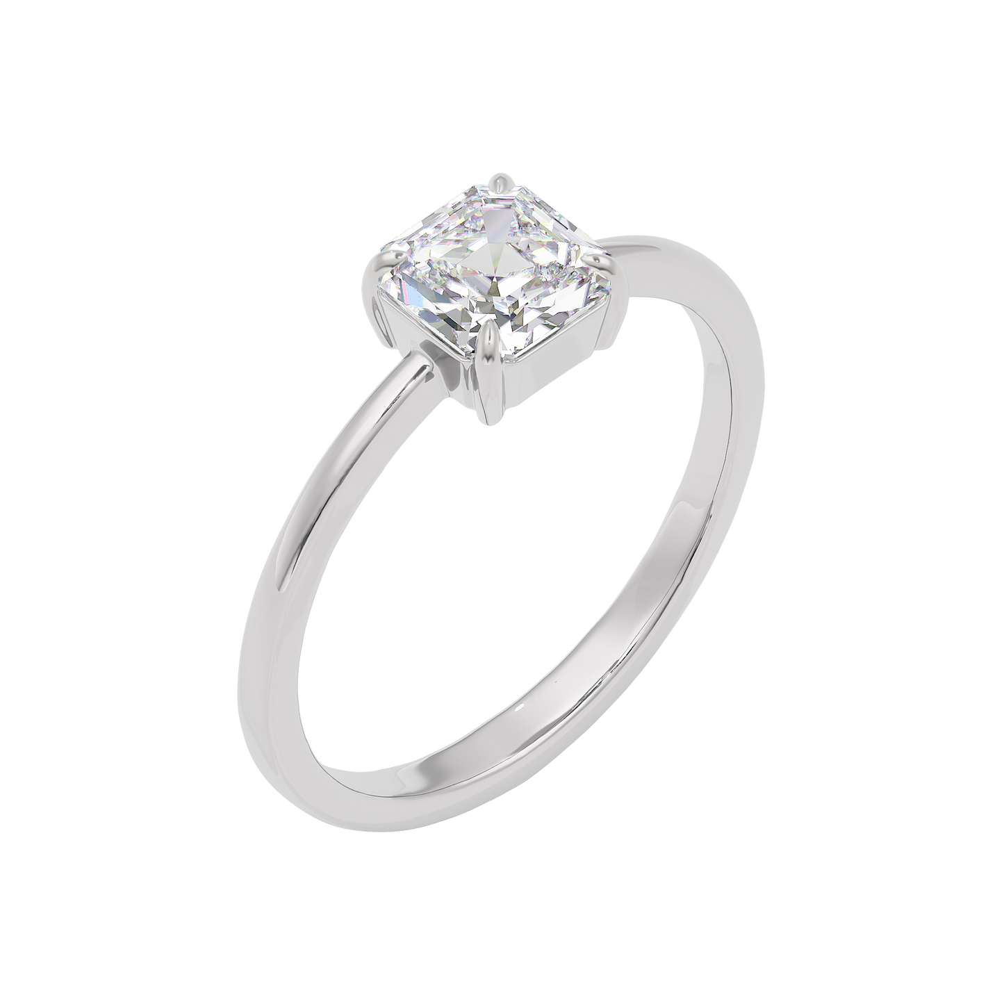 Radiant Charm Diamond Ring