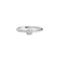 Infinite Classic Round Diamond Ring 18 KT / White Gold / 18