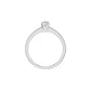 Infinite Classic Round Diamond Ring 18 KT / White Gold / 18