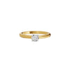 Infinite Classic Round Diamond Ring 18 KT / Yellow Gold / 18