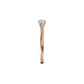 Emily Classic Round Diamond Ring 18 KT / Rose Gold / 18