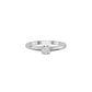 Emily Classic Round Diamond Ring 18 KT / White Gold / 18