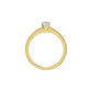 Emily Classic Round Diamond Ring 18 KT / Yellow Gold / 18