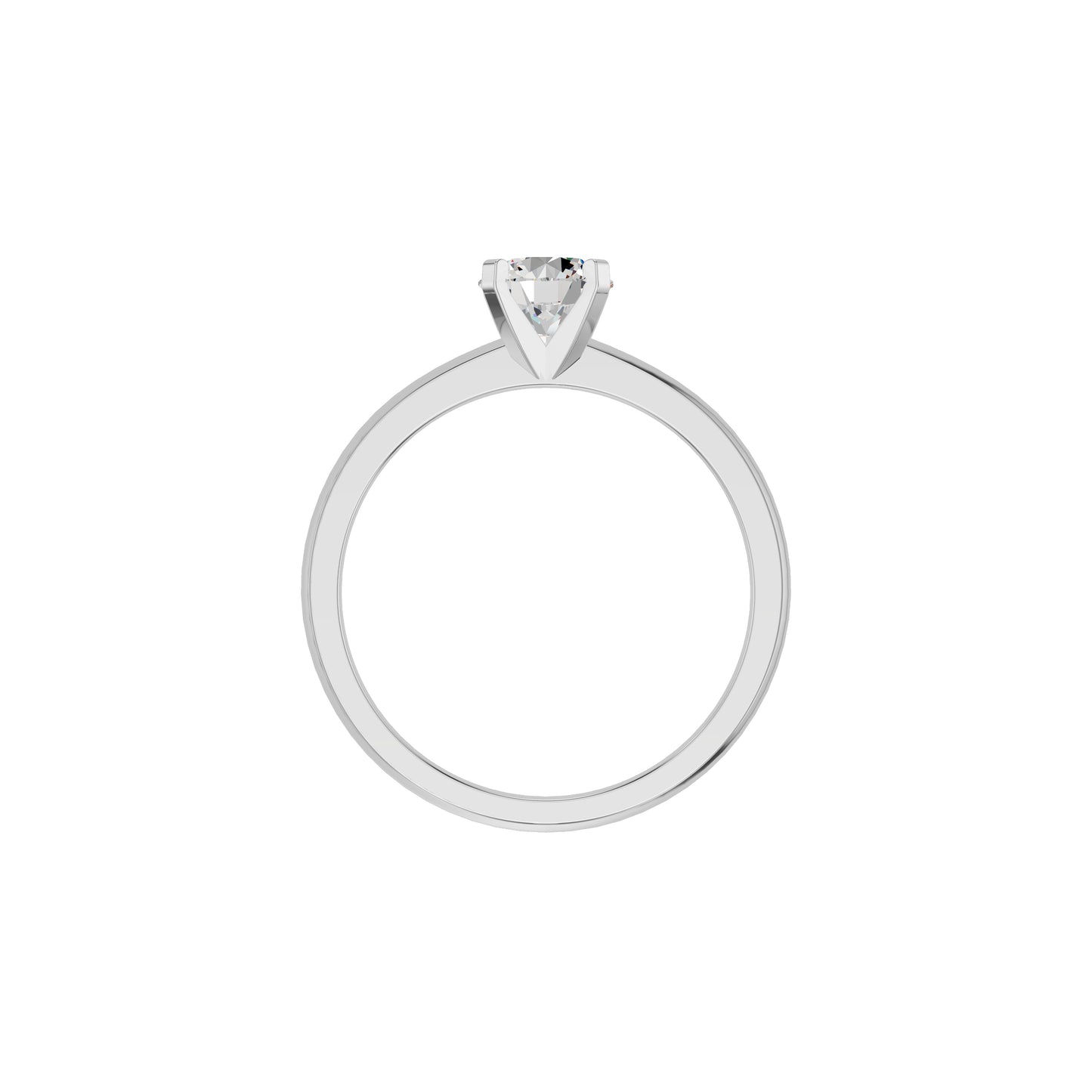 Elysian Essence Diamond Ring 18 KT / White Gold / 18