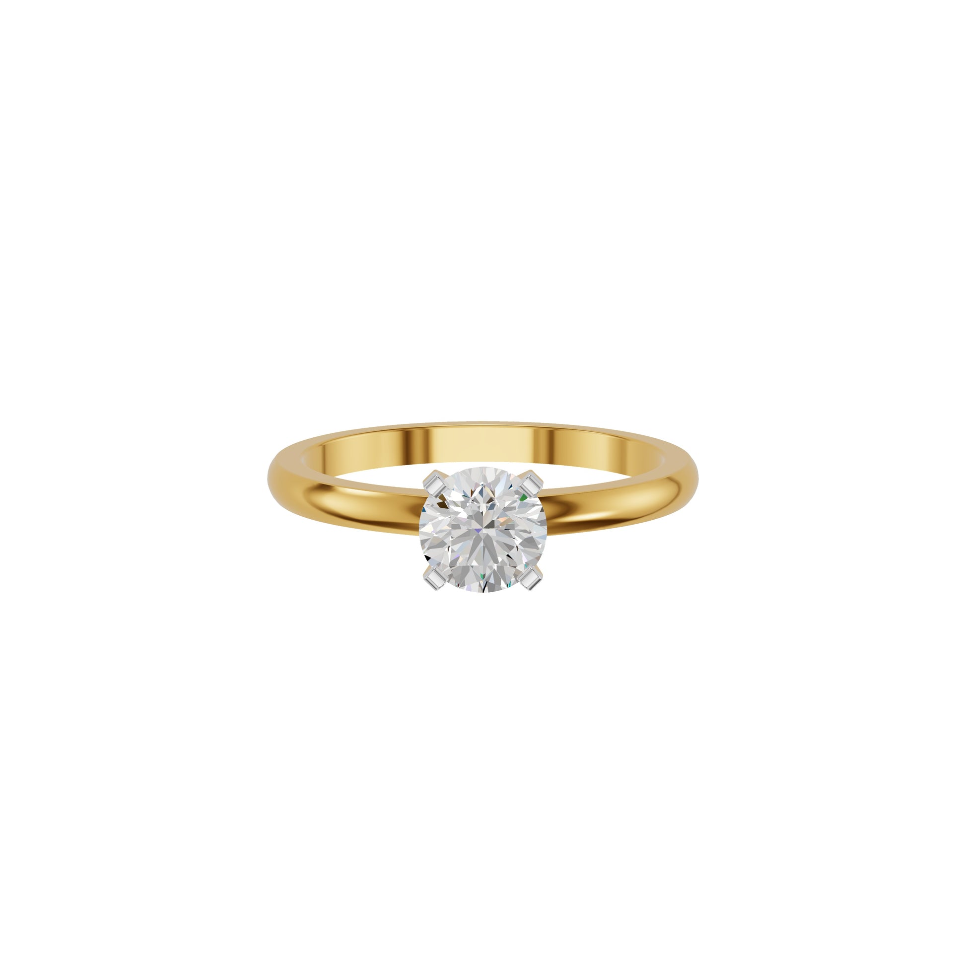 Elysian Essence Diamond Ring 18 KT / Yellow Gold / 18