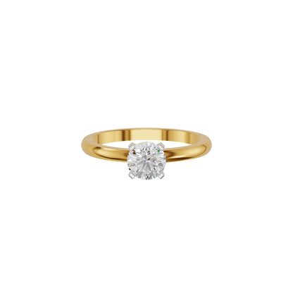 Elysian Essence Diamond Ring 18 KT / Yellow Gold / 18
