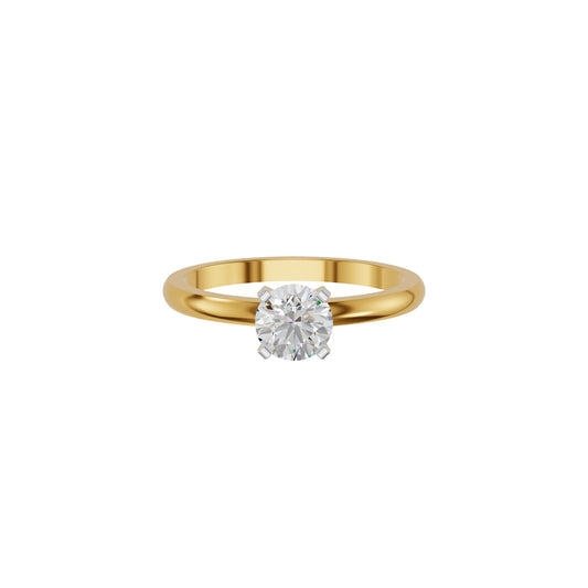 Elysian Essence Diamond Ring 18 KT / Yellow Gold / 18