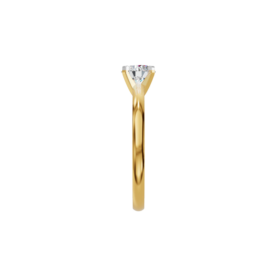 Elysian Essence Diamond Ring 18 KT / Yellow Gold / 18