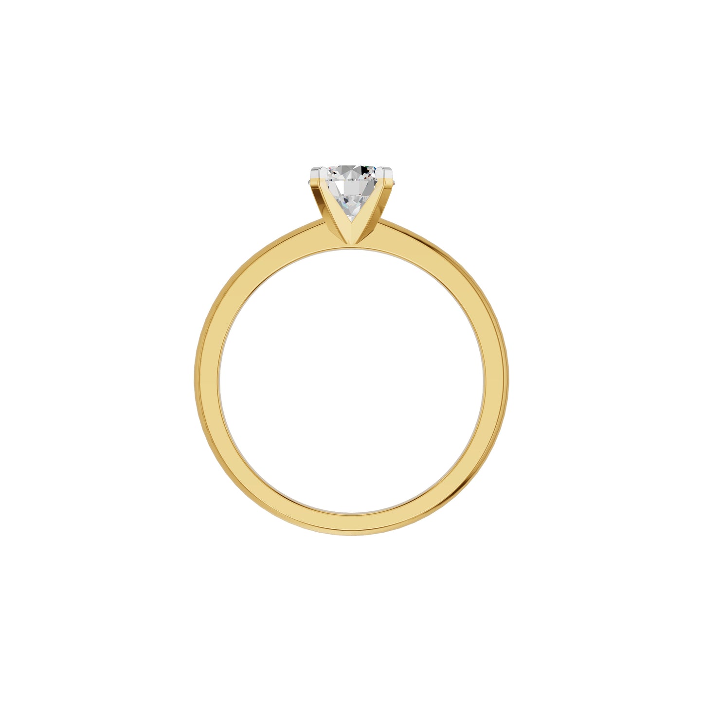 Elysian Essence Diamond Ring 18 KT / Yellow Gold / 18